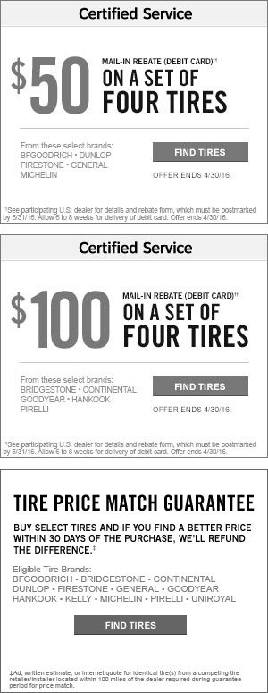 Tire Mail In Rebates